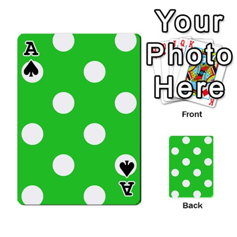 Ace Polka Dots Front - SpadeA