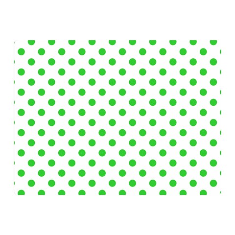 Polka Dots 35 x27  Blanket Back