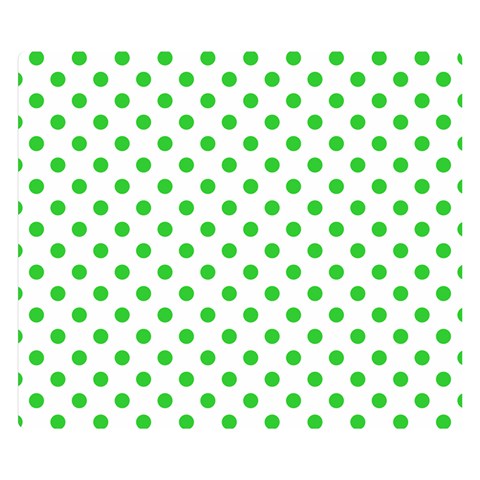 Polka Dots 50 x40  Blanket Front