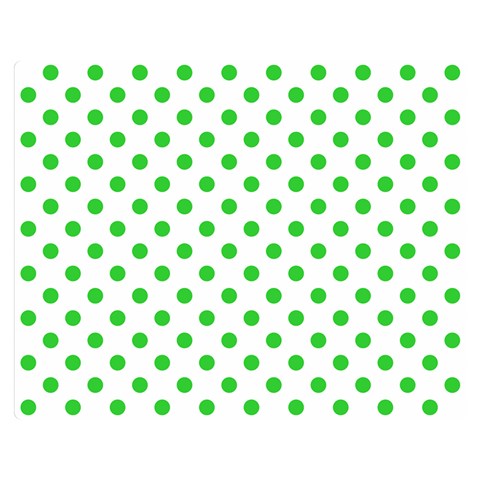 Polka Dots 60 x50  Blanket Back