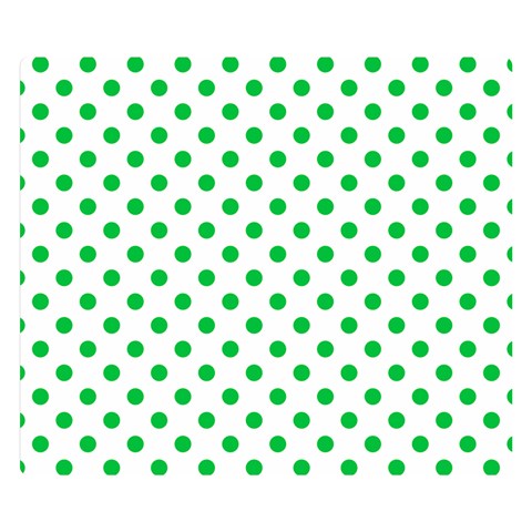 Polka Dots 50 x40  Blanket Front