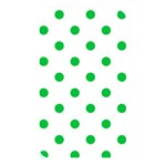 Polka Dots - Dark Pastel Green on White Memory Card Reader (Rectangular)
