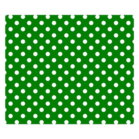 Polka Dots 50 x40  Blanket Back