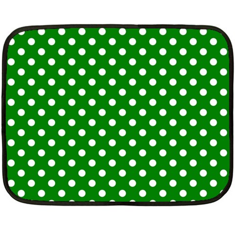 Polka Dots 35 x27  Blanket Front