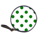 Polka Dots - Green on White Classic 20-CD Wallet