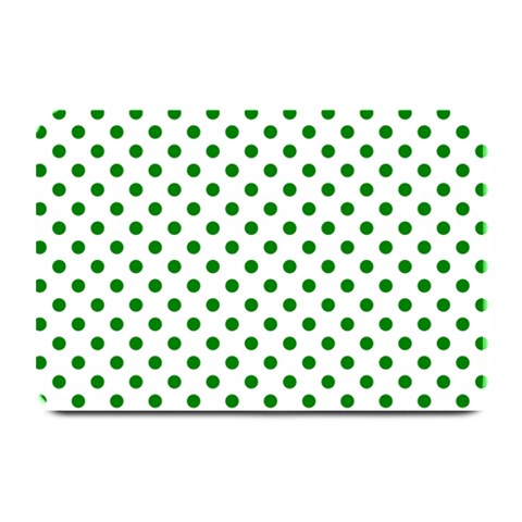 Polka Dots 18 x12  Plate Mat