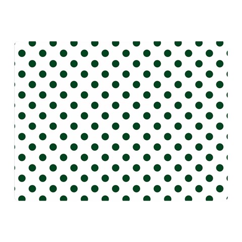 Polka Dots 35 x27  Blanket Back