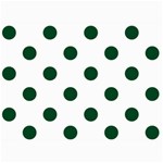 Polka Dots - Forest Green on White 5  x 7  Photo Cards
