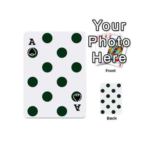 Ace Polka Dots Front - SpadeA