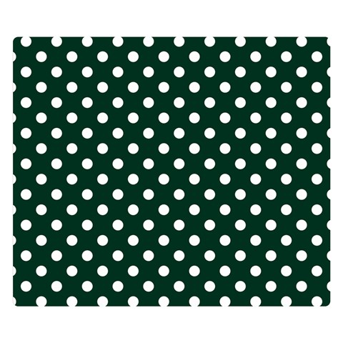 Polka Dots 50 x40  Blanket Back