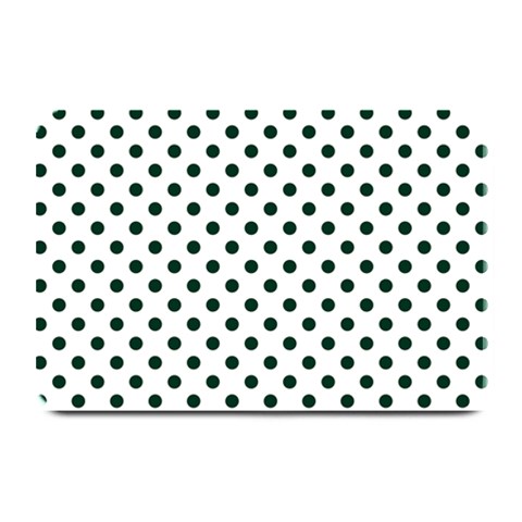 Polka Dots 18 x12  Plate Mat