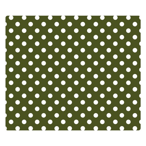Polka Dots 50 x40  Blanket Front