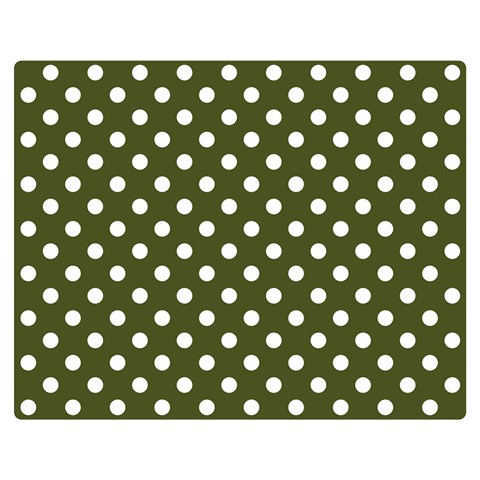 Polka Dots 60 x50  Blanket Front