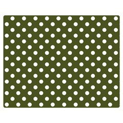 Polka Dots 60 x50  Blanket Back