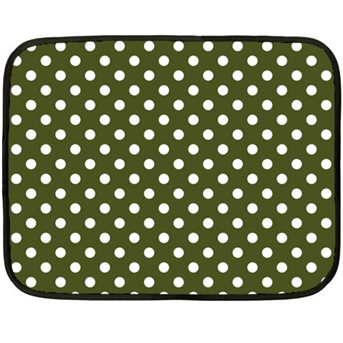 Polka Dots 35 x27  Blanket Front