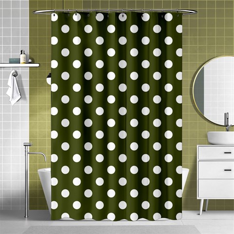 Polka Dots Curtain(48  X 72 ) - 42.18 x64.8  Curtain(48  X 72 )