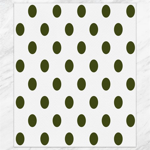 Polka Dots 8.15 x9.66  Canvas - 1