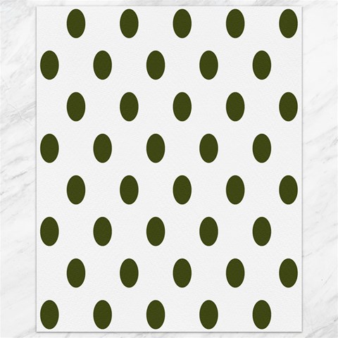 Polka Dots 10.95 x13.48  Canvas - 1