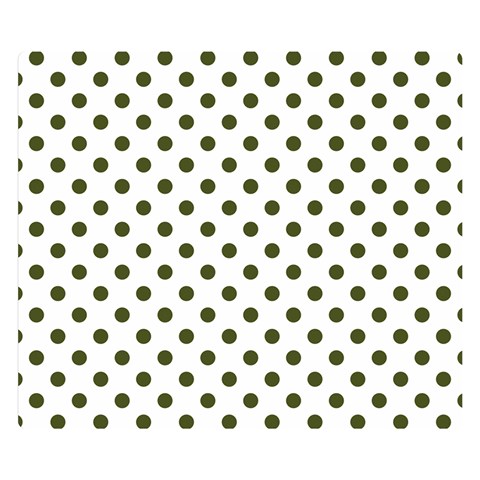 Polka Dots 50 x40  Blanket Front