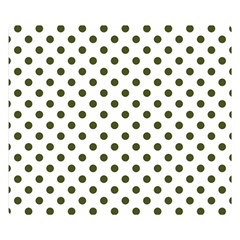 Polka Dots 50 x40  Blanket Back