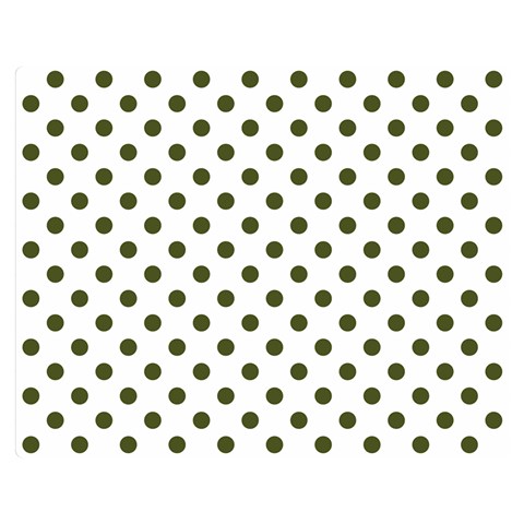 Polka Dots 60 x50  Blanket Back