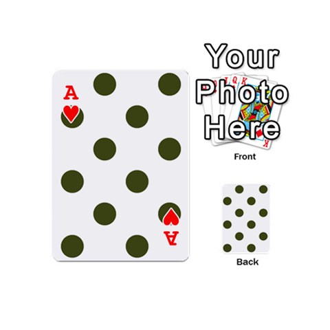 Ace Polka Dots Front - HeartA