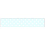 Polka Dots - White on Bubbles Cyan Flano Scarf (Small)