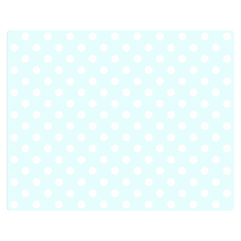 Polka Dots 60 x50  Blanket Back