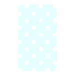 Polka Dots - White on Bubbles Cyan Memory Card Reader (Rectangular)