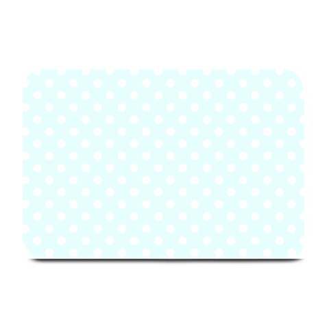 Polka Dots 18 x12  Plate Mat