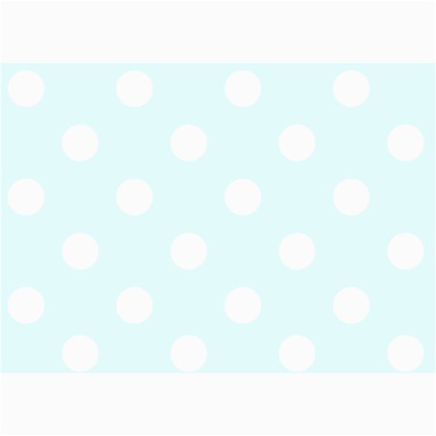 Polka Dots 7 x5  Photo Card - 1