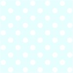 Polka Dots - White on Bubbles Cyan ScrapBook Page 12  x 12 