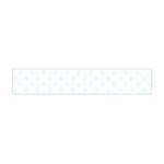 Polka Dots - Bubbles Cyan on White Flano Scarf (Mini)