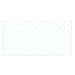 Polka Dots - Bubbles Cyan on White Satin Shawl