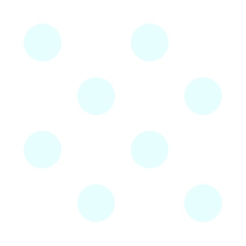 Polka Dots 3.75 x3.75  Memopad