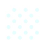 Polka Dots - Bubbles Cyan on White Greeting Card 5  x 7 