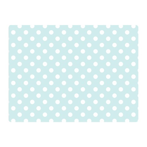 Polka Dots 35 x27  Blanket Front