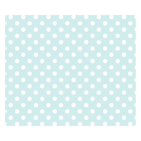 Polka Dots 50 x40  Blanket Back
