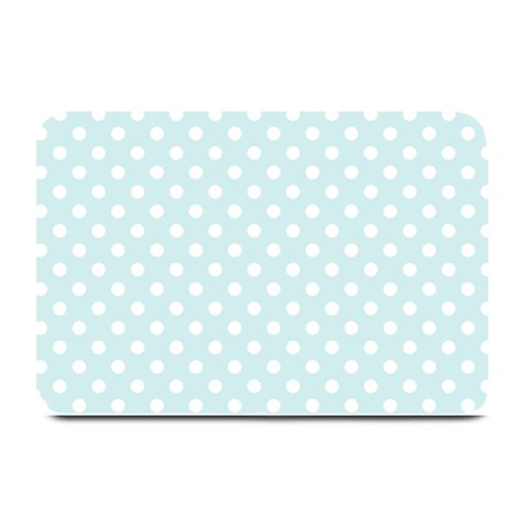 Polka Dots 18 x12  Plate Mat