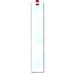 Polka Dots - White on Light Cyan Large Book Mark