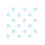 Polka Dots - Light Cyan on White Greeting Card 5  x 7 