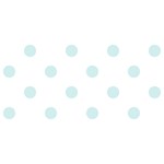 Polka Dots - Light Cyan on White YOU ARE INVITED 3D Greeting Card (8x4)
