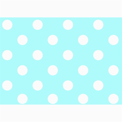 Polka Dots 7 x5  Photo Card - 1