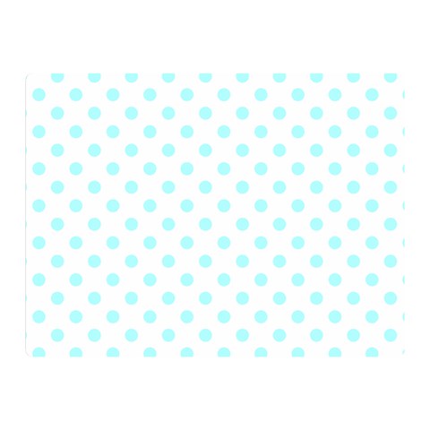 Polka Dots 35 x27  Blanket Back