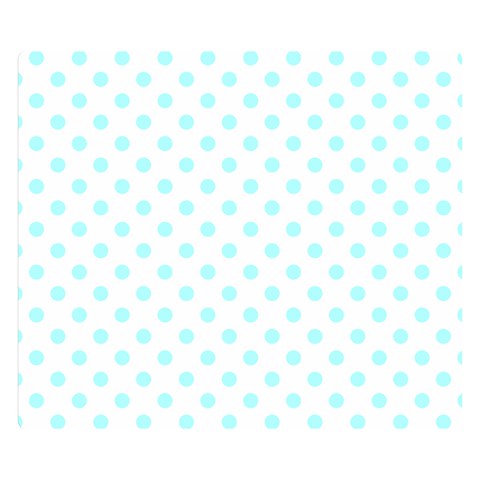 Polka Dots 50 x40  Blanket Back