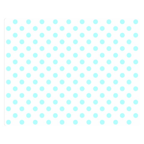 Polka Dots 60 x50  Blanket Back