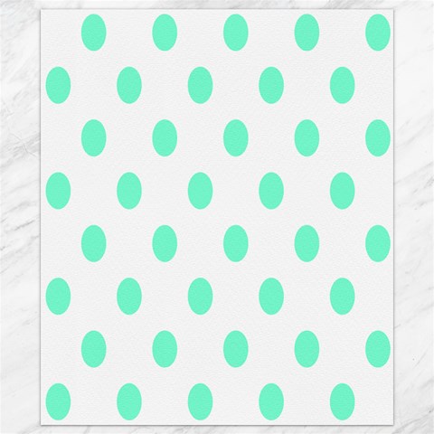 Polka Dots 8.15 x9.66  Canvas - 1