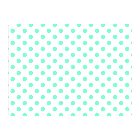 Polka Dots 35 x27  Blanket Front