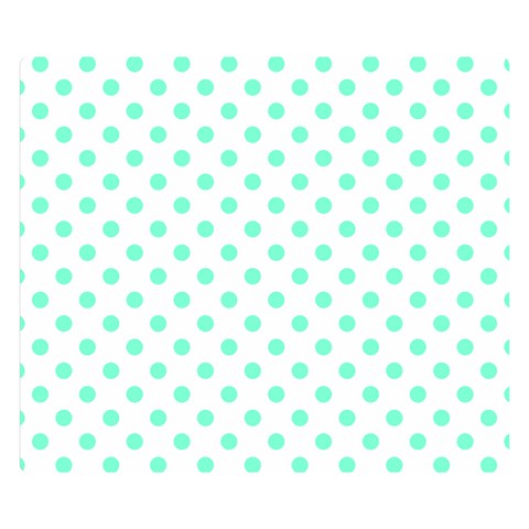 Polka Dots 50 x40  Blanket Front