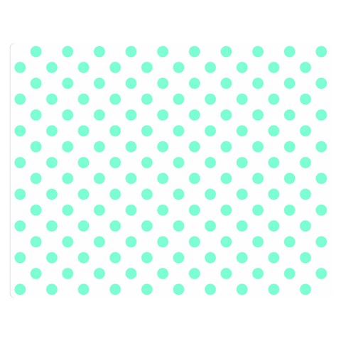Polka Dots 60 x50  Blanket Back